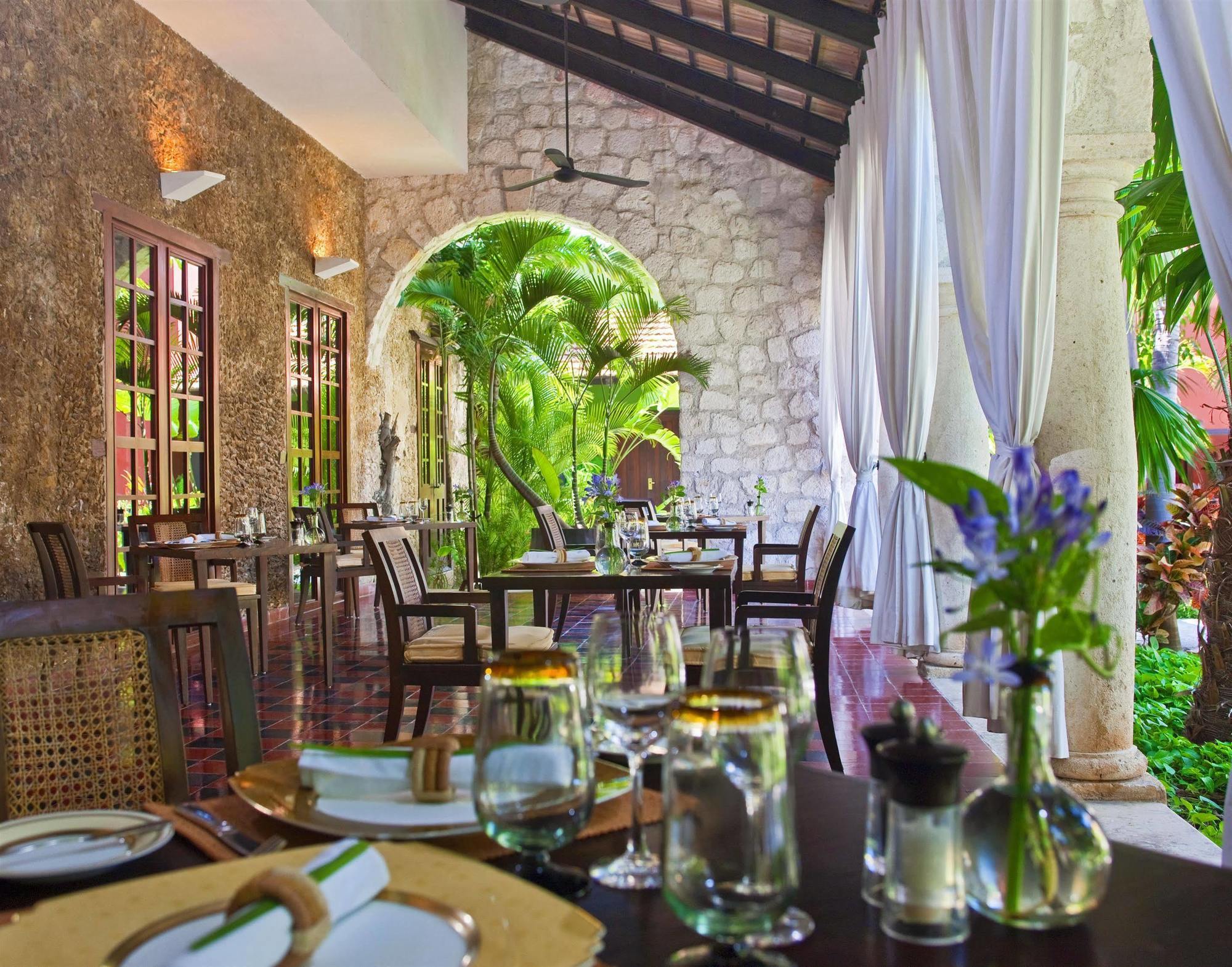 Hotel Hacienda Campeche Ristorante foto